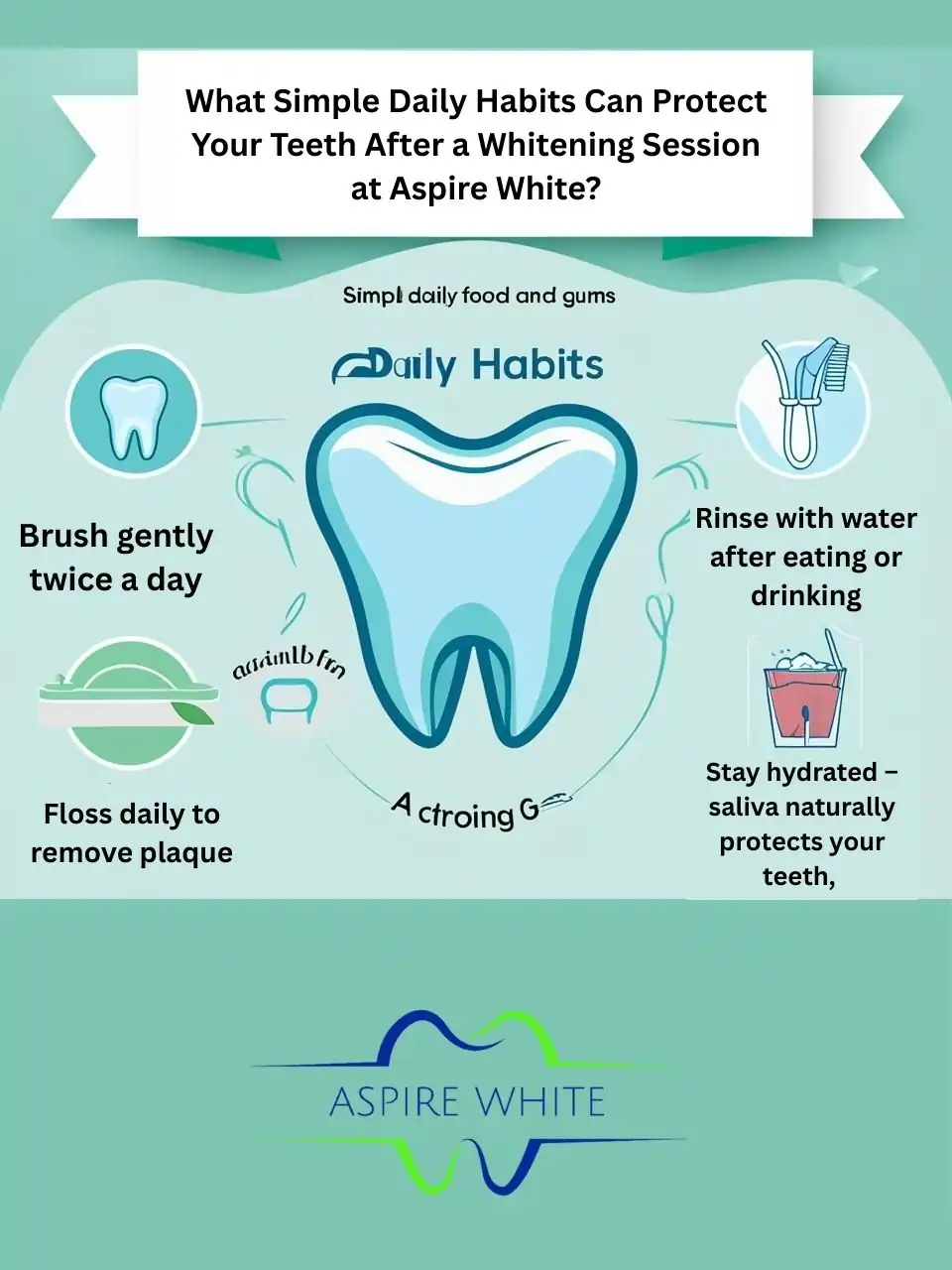 What Simple Daily Habits Can Protect Your Teeth After a Whitening Session at Aspire White Bradford